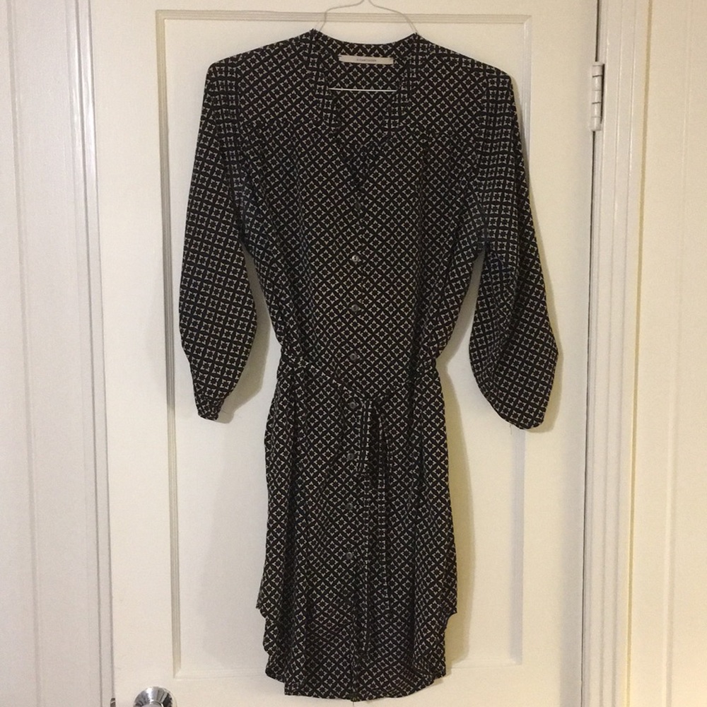 41 Hawthorn Black and Tan dress, size Large.